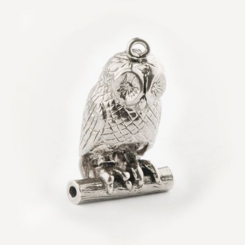 Owl On Branch - Pendant: click to enlarge